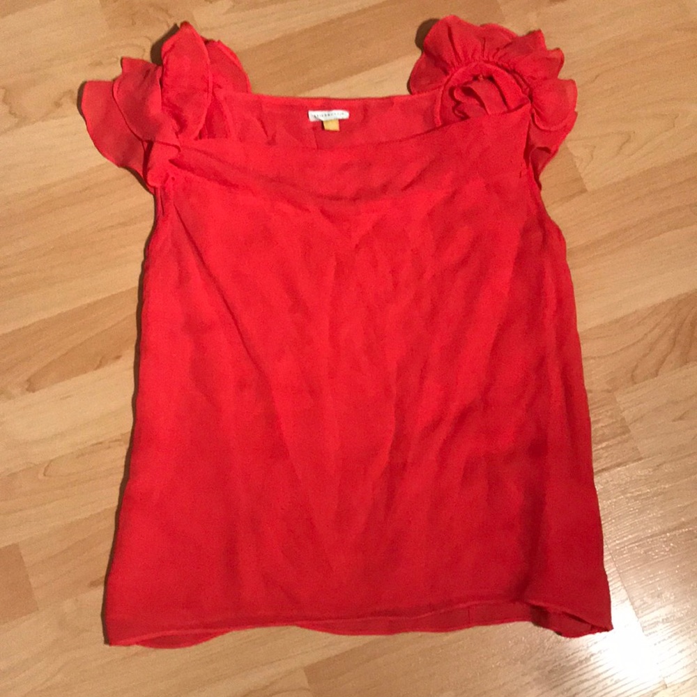 Women’s Leifsdottir cap sleeve silk top size 0
